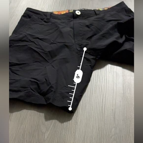 Vintage Y2K Lululemon Black‎ 9" Inseam Casual Golf Shorts Size 34 Retro - Picture 9 of 9
